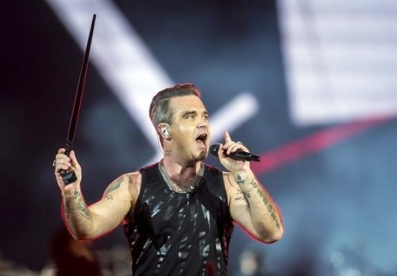 Ο Robbie Williams στην τελετή έναρξης του Mundial