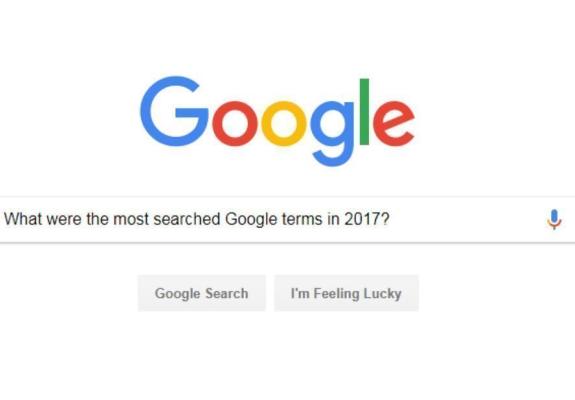 Ποιές αναζητήσεις βρέθηκαν στην κορυφή της Google το 2017;