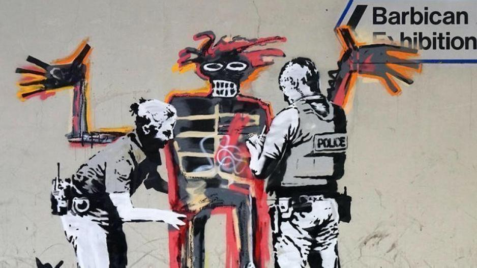 Ο Banksy σχολιάζει τα μέτρα ασφαλείας στο Λονδίνο