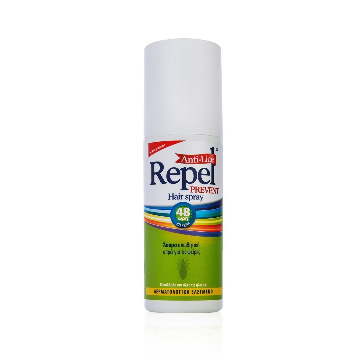  Συσκευασία του προϊόντος Repel® Anti-Lice PREVENT της UNI-PHARMA.