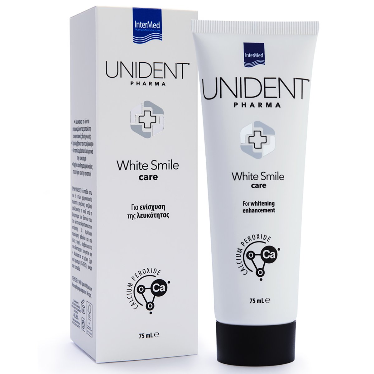 Συσκευασία του προϊόντος UNIDENT PHARMA White Smile Care