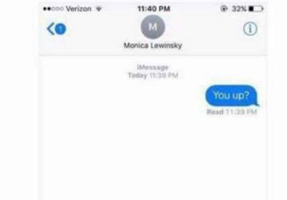 Η Μόνικα έχει μήνυμα από τον Bill