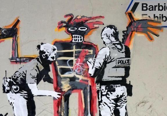 Ο Banksy σχολιάζει τα μέτρα ασφαλείας στο Λονδίνο