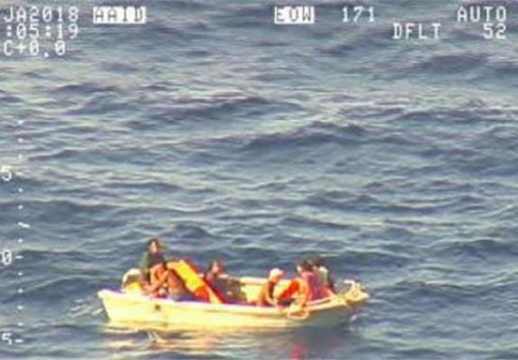 Εντόπισαν ναυαγούς μετά από 8 ημέρες