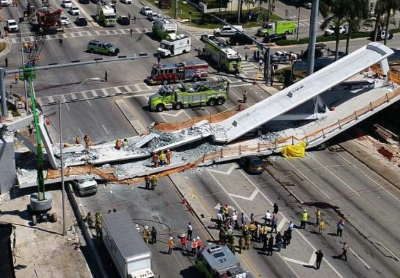 Μαϊάμι: Μηχανικός είχε προειδοποιήσει για ρωγμή στην πεζογέφυρα