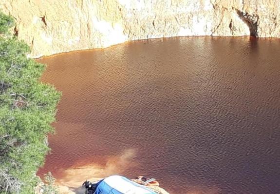 Εντοπίστηκε κι άλλο τσιμεντομπλόκ στην Κόκκινη Λίμνη
