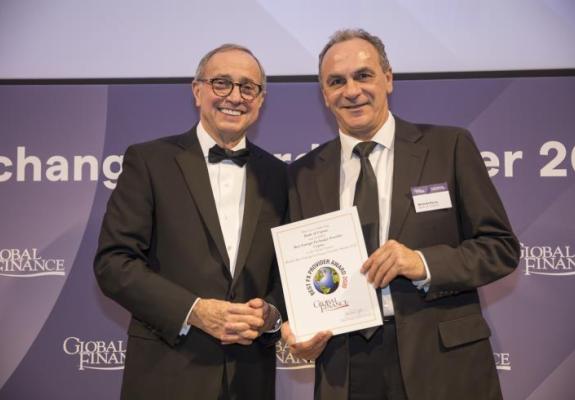 Καλύτερη τράπεζα στις αγορές συναλλάγματος η Τράπεζα Κύπρου