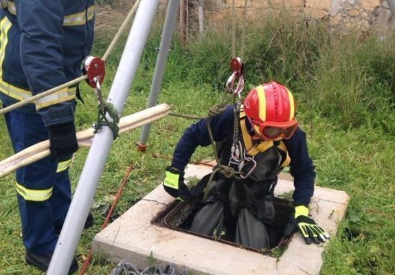 Η Πυροσβεστική Υπηρεσία σε μια διαφορετική επιχείρηση διάσωσης