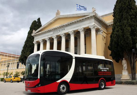 Ελλάδα: Παρουσιάστηκε το πρώτο ηλεκτρικό λεωφορείο