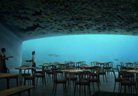 Το πρώτο εστιατόριο κάτω από το νερό στην Ευρώπη