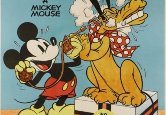Σπάνιες αφίσες του Mickey Mouse στο σφύρι