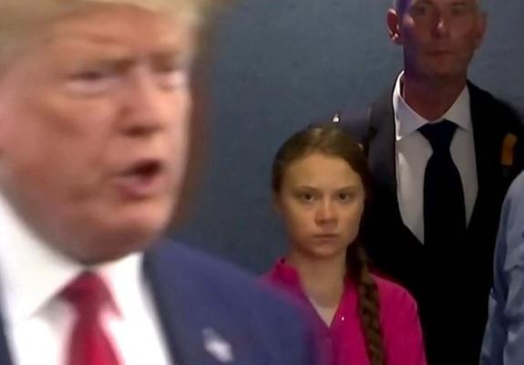 Trump: Η Greta Thunberg μου φαίνεται ένα μικρό, χαρούμενο κορίτσι