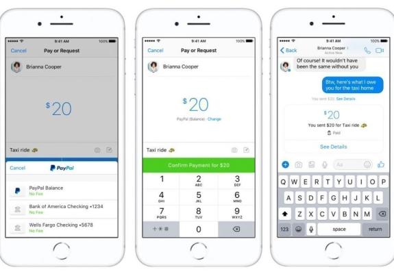 Η  PayPal επιτρέπει πλέον την αποστολή χρημάτων μέσω Facebook