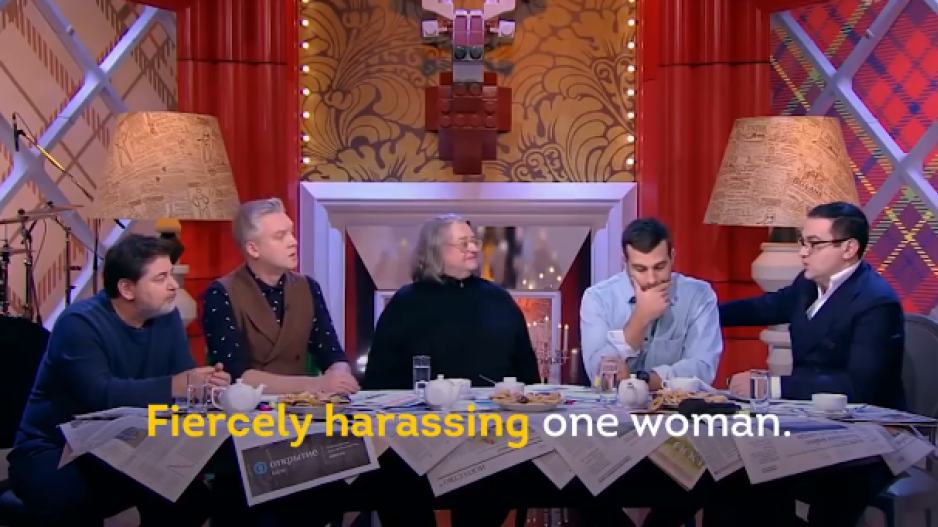 Αστέρες της τηλεόρασης στη Ρωσία ονομάζουν τη σεξουαλική παρενόχληση «υπέροχη»