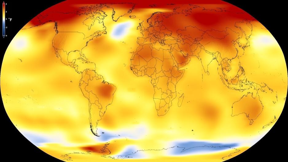 To 2017 ήταν η δεύτερη θερμότερη χρονιά που έχει ποτέ καταγραφεί
