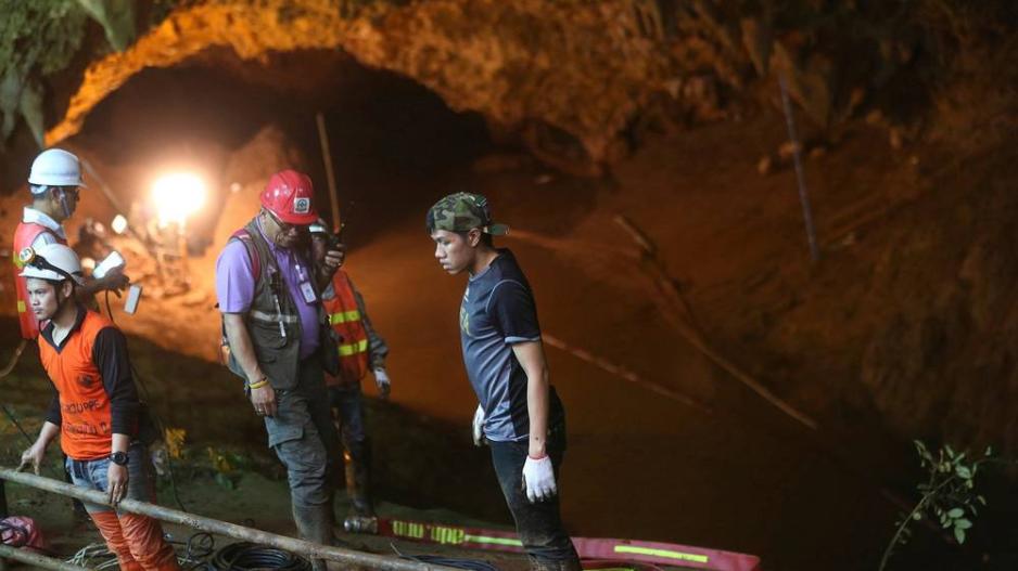 Εγκλωβισμένοι σε μια σπηλιά στην Ταιλάνδη, εδώ και έξι μέρες