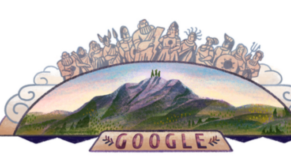 Στο Google Doodle, ο Όλυμπος σήμερα