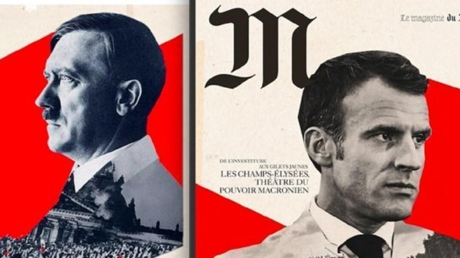 Απολογία από τη Le Monde για το εξώφυλλο του Μακρόν ως Χίτλερ