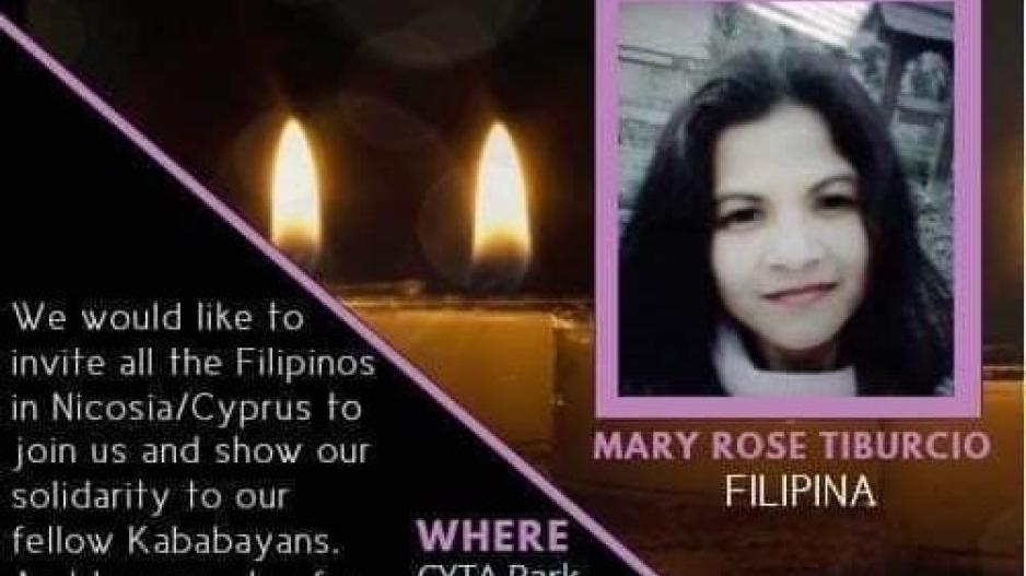 Η κοινότητα των Φιλιππινέζων που ζουν Κύπρο θα συγκεντρωθεί για προσευχή