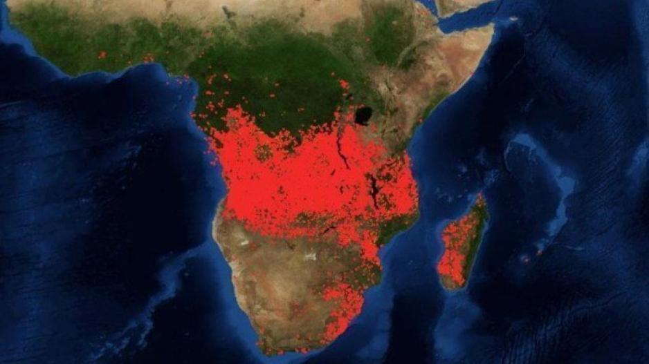 Τι συμβαίνει στον πλανήτη; Τεράστιες πυρκαγιές ΚΑΙ στην Κεντρική Αφρική