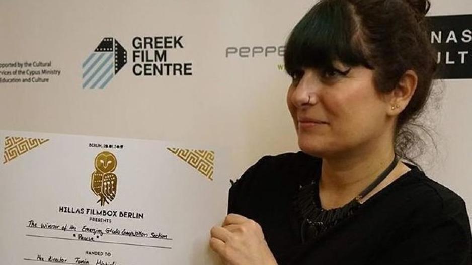 Η Τώνια Μισιαλή, νικήτρια στο Φεστιβάλ ελληνικού Κινηματογράφου στο Βερολίνο