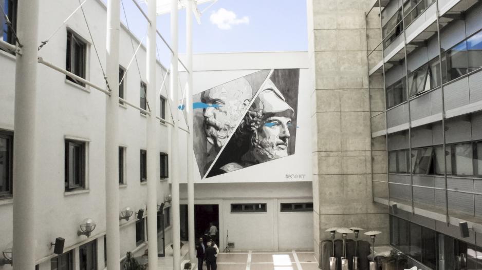 Το κυπριακό κοινοβούλιο είναι το μοναδικό -ίσως- στον κόσμο που διαθέτει mural