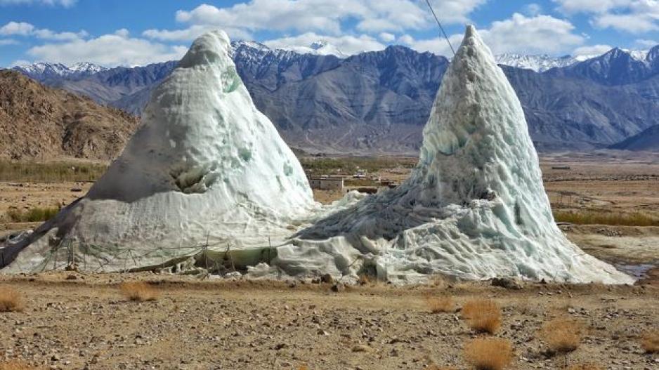 Και όμως υπάρχουν παγόβουνα στη μέση της ερήμου στην Ινδία