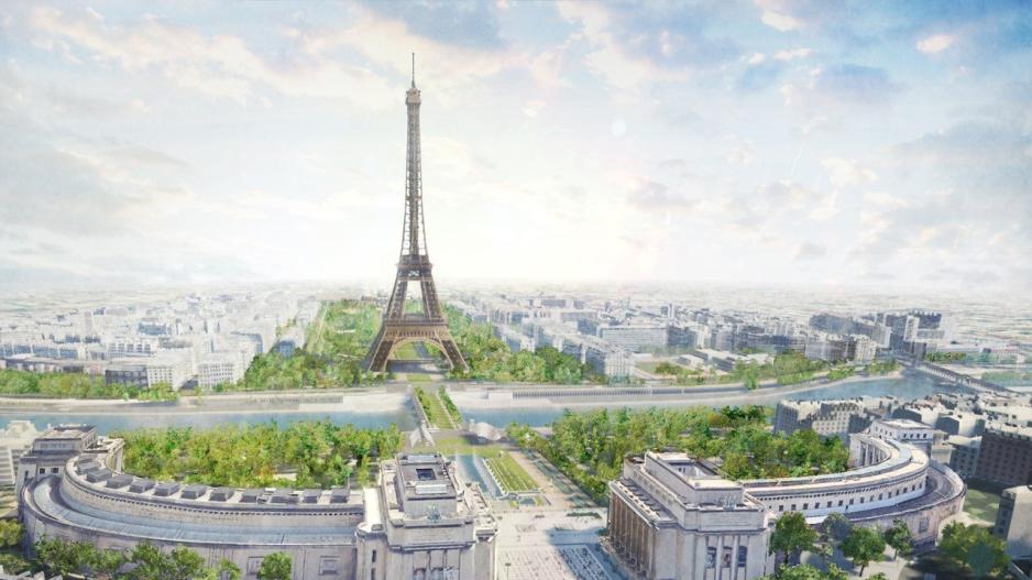 Ένα καταπρασινο πάρκο θα μεταμορφώσει τον Πύργο του Άιφελ