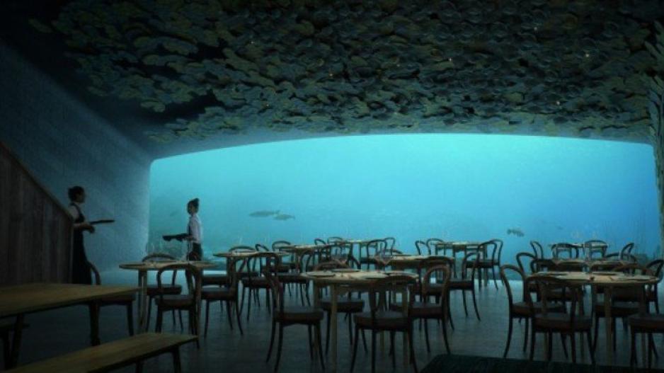 Το πρώτο εστιατόριο κάτω από το νερό στην Ευρώπη