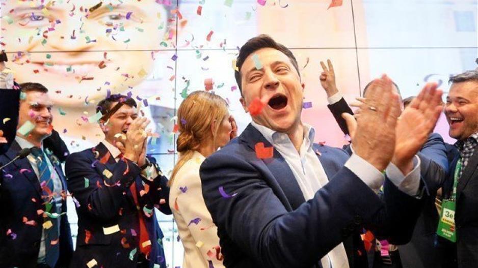 Ο νέος πρόεδρος της Ουκρανίας υπήρξε... κωμικός