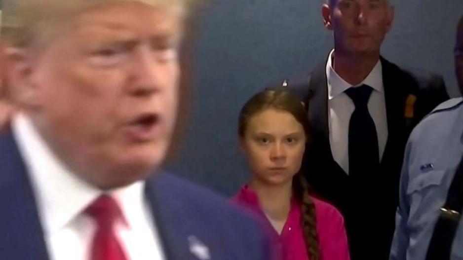 Trump: Η Greta Thunberg μου φαίνεται ένα μικρό, χαρούμενο κορίτσι