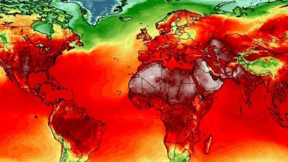 Ένας κόκκινος και καυτός πλανήτης η Γη, κατά τον μήνα Ιούνιο