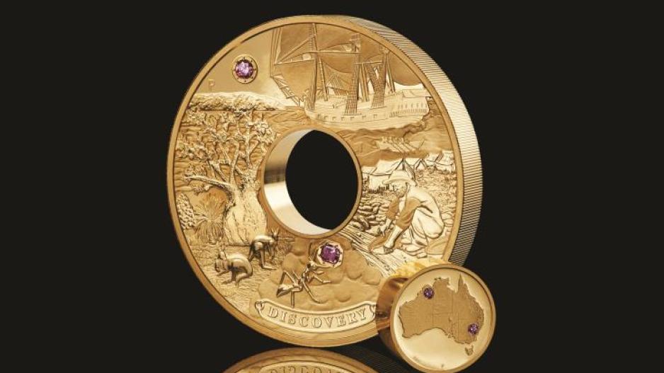 Χρυσό νόμισμα με διαμάντια €1,5 εκ κόβει το Νομισματοκοπείο του Περθ
