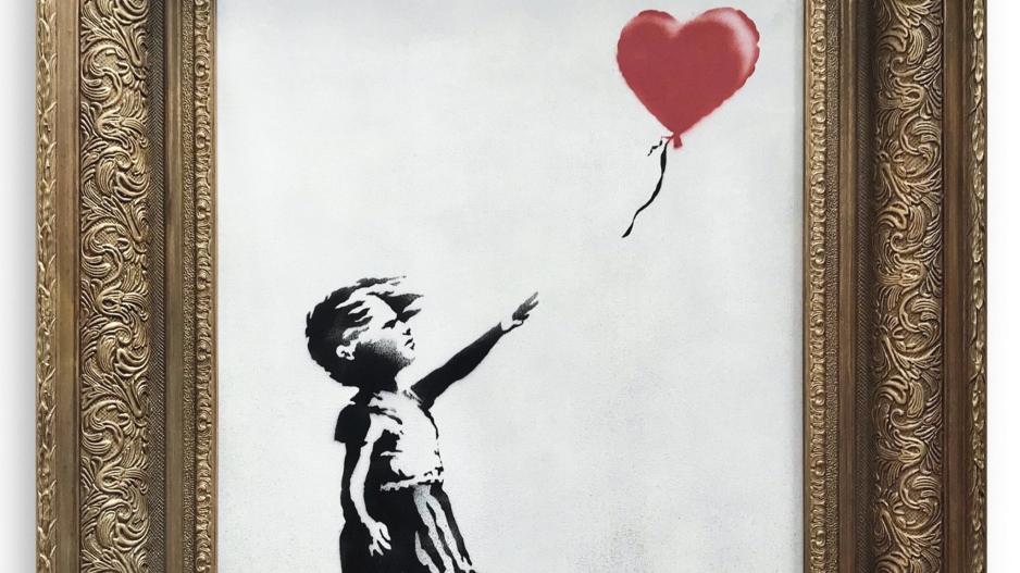 Πίνακας του Banksy αυτοκαταστράφηκε μετά την πώληση του