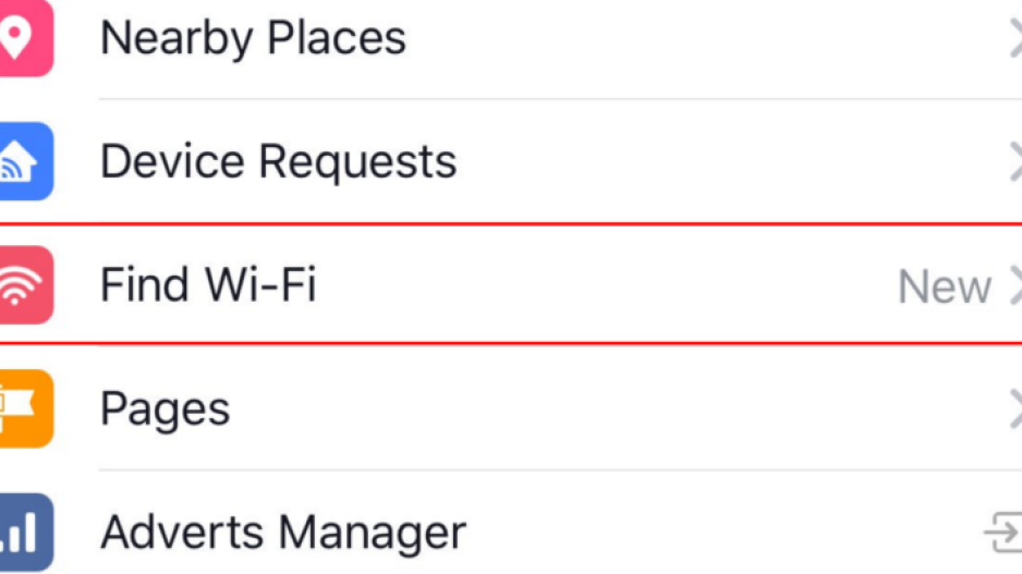 Διαθέσιμο για όλους το Find Wi-Fi του FΒ